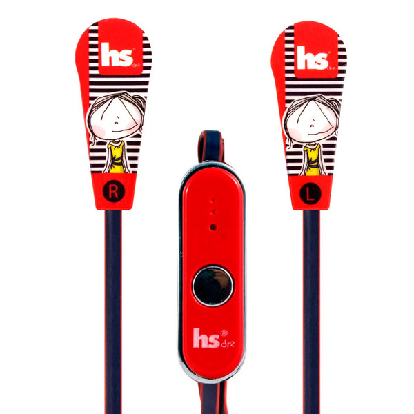 Ginga HS15AUDHF05 Стереофонический Вкладыши Черный, Красный, Белый, Желтый гарнитура мобильного устройства