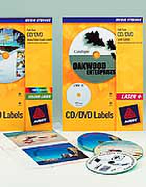 Avery CD/DVD Labels Fun AB07 Ø117mm 6ST 6Stück(e) selbstklebendes Etikett