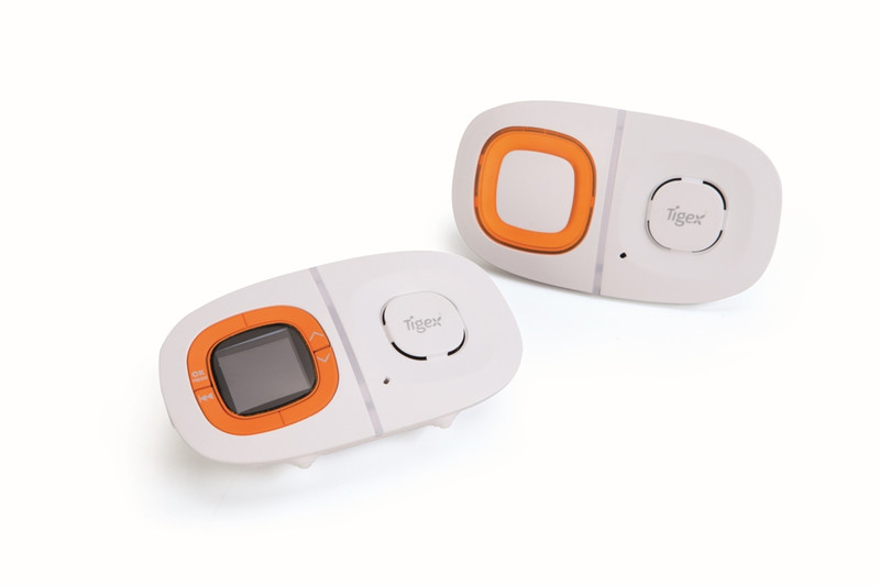 Tigex 80800390 DECT babyphone Оранжевый, Белый радио-няня