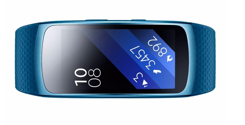 Samsung Gear Fit2 Wristband activity tracker 1.5" SAMOLED Wireless IP68 Blue