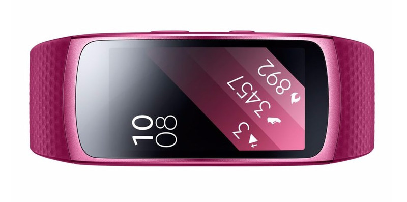 Samsung Gear Fit2 Wristband activity tracker 1.5" SAMOLED Беспроводной IP68 Розовый