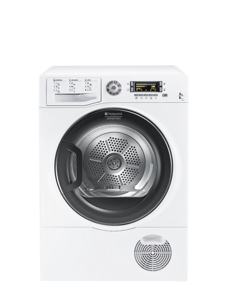 Hotpoint FTCD 87B 6H (EU) Freistehend Frontlader 8kg B Schwarz, Weiß Wäschetrockner