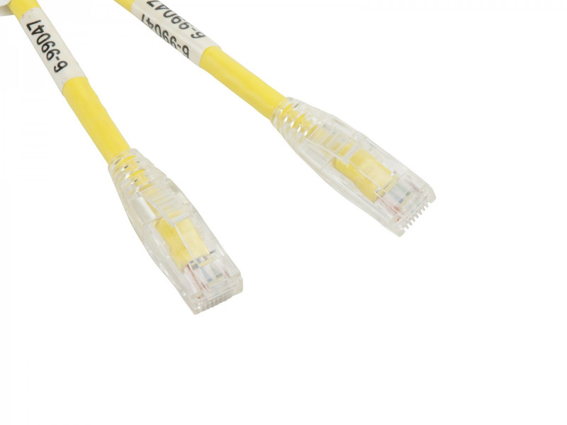 Supermicro CBL-C6-YL6FT 1.8м Cat6 Желтый сетевой кабель