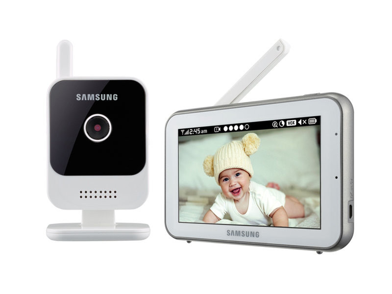 Samsung SEW-3042W Radio 274.32m Schwarz, Silber, Weiß Baby-Videoüberwachung