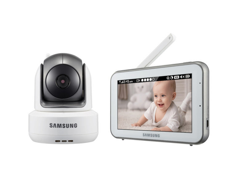 Samsung SEW-3043W Wi-Fi 274.32m Black,Silver,White baby video monitor