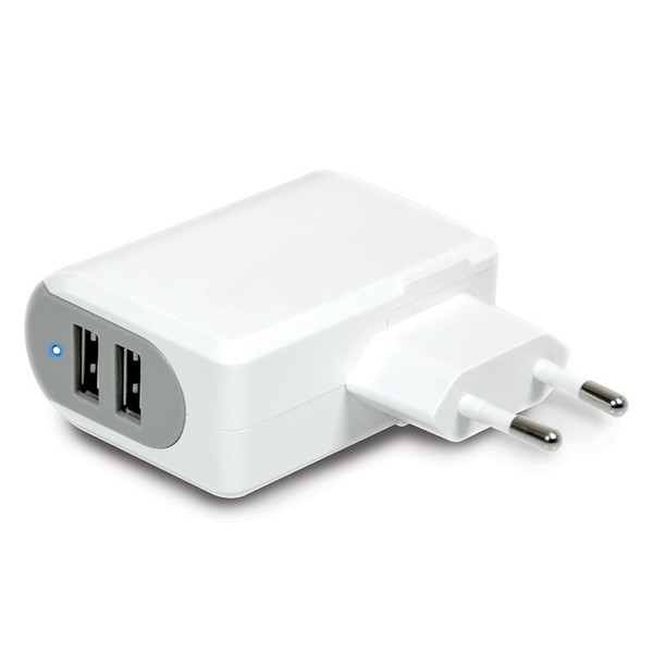 Port Designs 900019 Indoor Grey,White mobile device charger