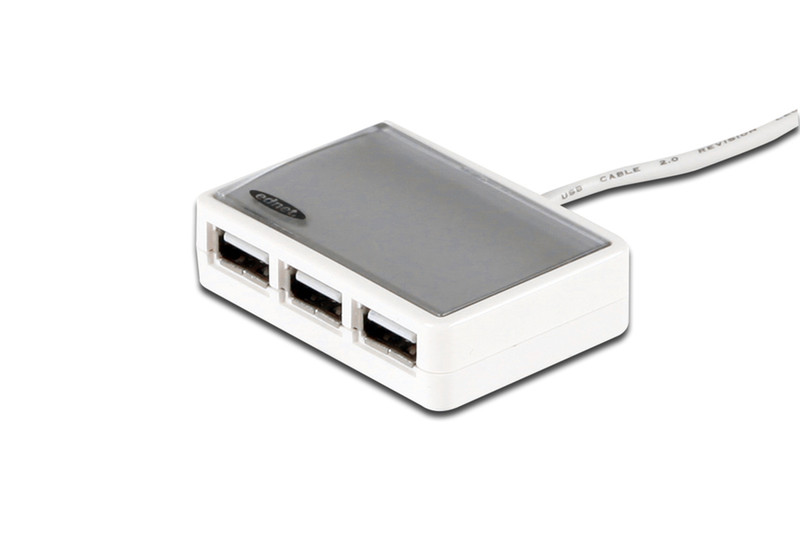 ASSMANN Electronic 85024 USB 2.0 480Mbit/s Weiß Schnittstellenhub