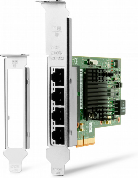 HP Intel Ethernet I350-T4 NIC, vier Anschlüsse, 1 Gbit