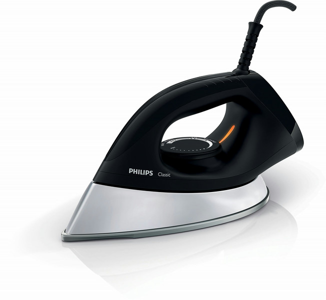 Philips Classic GC185/88 Dry iron 1200W Black,Metallic iron