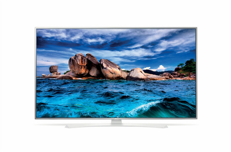 LG 55UH664V 55Zoll 4K Ultra HD Smart-TV WLAN Weiß LED-Fernseher