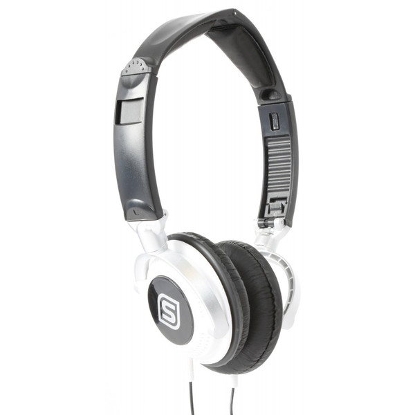 Skytec SH220 ohrumschließend Kopfband Schwarz, Weiß Kopfhörer