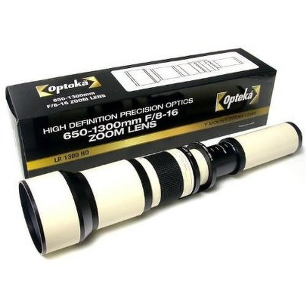 Opteka 650-1300mm f/8-16 HD SLR Super telephoto lens White