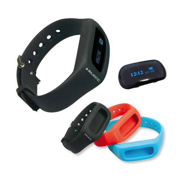 New Majestic TI-401 Wristband activity tracker OLED Wireless Black
