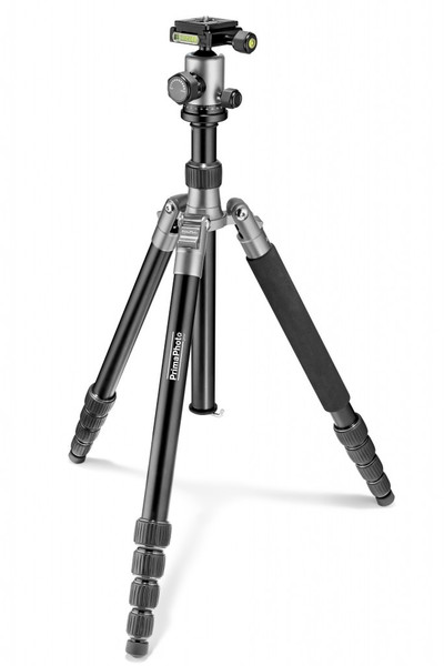 PrimaPhoto Gear PHTRBSL Digitale Film/Kameras Schwarz, Silber Stativ