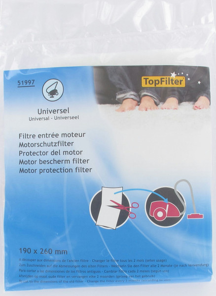 TopFilter 51997 Cylinder vacuum cleaner Filter vacuum accessory/supply