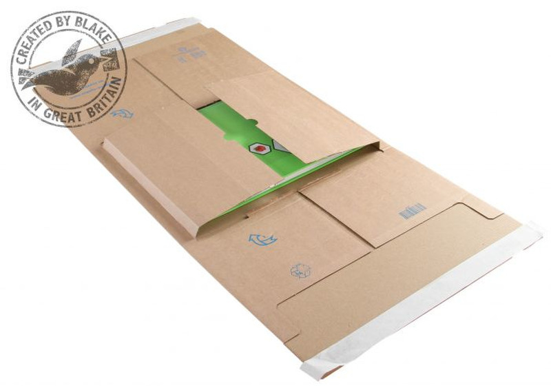 Blake Purely Packaging Tamper Evident Postal Wrap Peel & Seal 350x320x20-100mm (Pack 25)