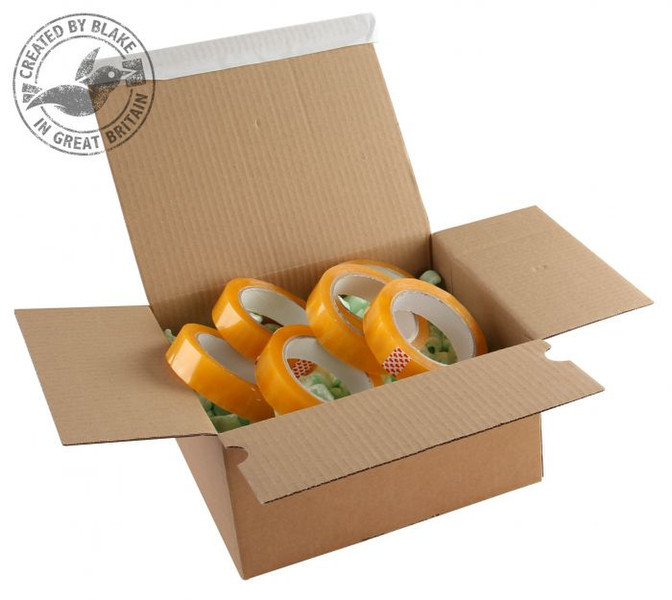 Blake Purely Packaging Postal Box Peel and Seal Kraft 230×160×80mm (Pack 20)
