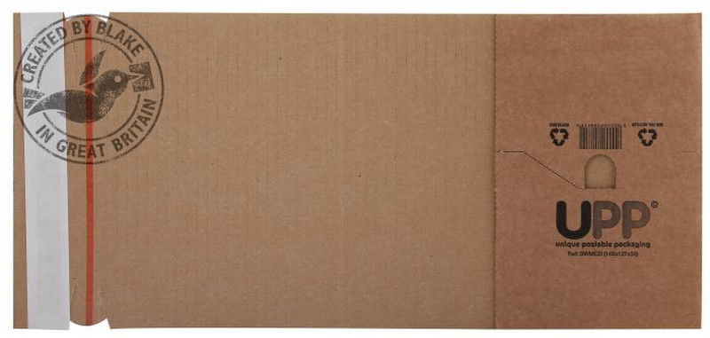 Blake Purely Packaging Wrap Around Carton Peel and Seal B-Flute 320x290x35-80mm (Pack 20)