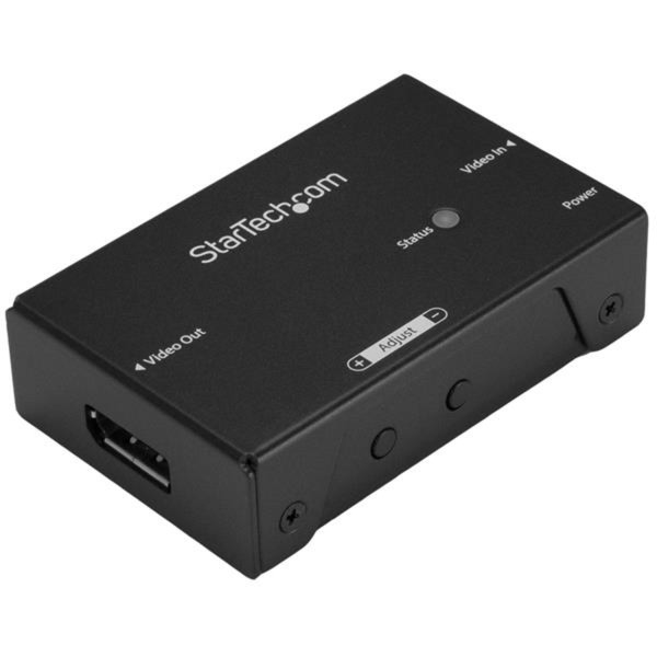 StarTech.com DPBOOST AV repeater Черный АВ удлинитель