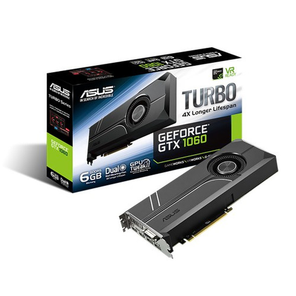 ASUS TURBO-GTX1060-6G GeForce GTX 1060 6GB GDDR5