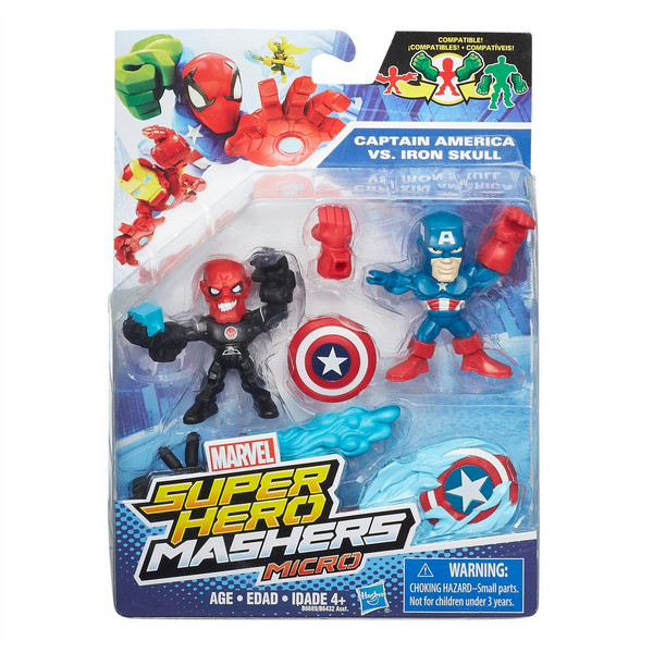 Hasbro Avengers Hero Mashers Mirco Мальчик Разноцветный 2шт набор детских фигурок