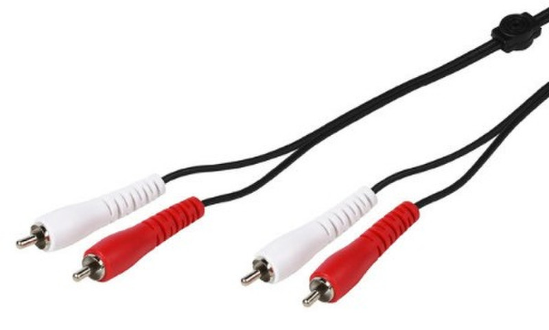 Vivanco 33696 1.5m 2 x RCA 2 x RCA Schwarz, Rot, Weiß Audio-Kabel