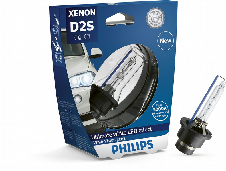 Philips WhiteVision Xenon car headlight bulb 85122WHV2S1