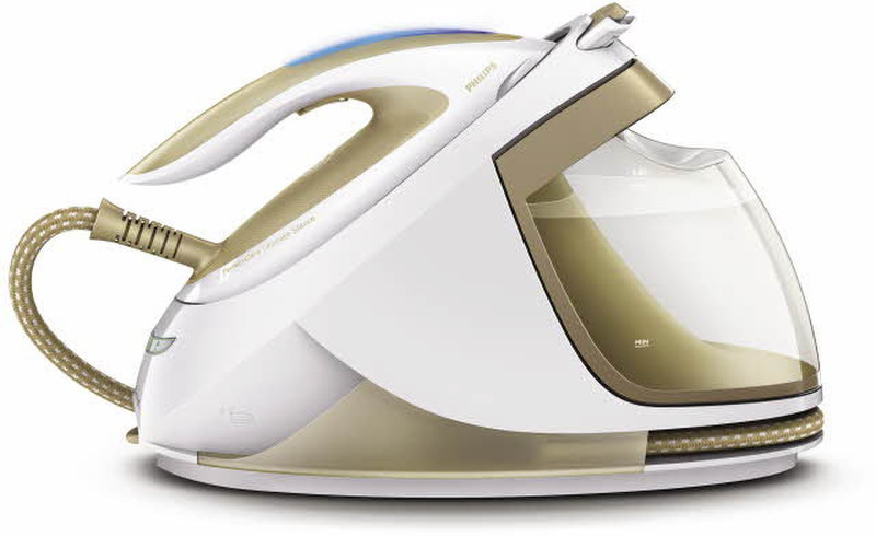 Philips PerfectCare Elite Silence GC9641/60 1.8L T-ionicGlide soleplate Sand,White steam ironing station