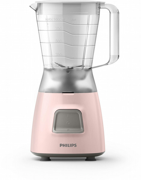 Philips Daily Collection HR2062/30 Стационарный 1.25л 350Вт Розовый, Белый блендер