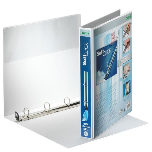 Esselte Leitz Presentation Binder Premium 4x20 mm, White Weiß Ringmappe