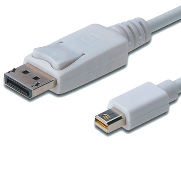 Ewent EW-140102-010-B-P 1m Mini DisplayPort DisplayPort Weiß DisplayPort-Kabel