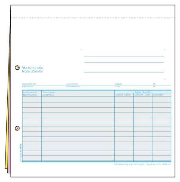 Strobbe 303466 accounting form/book