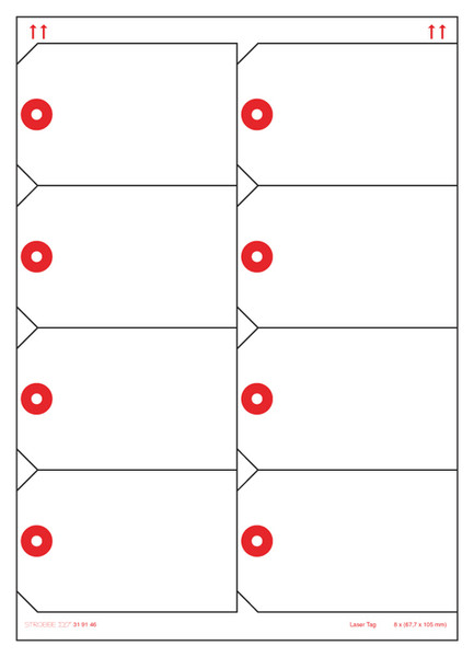 Strobbe 319146 non-adhesive label