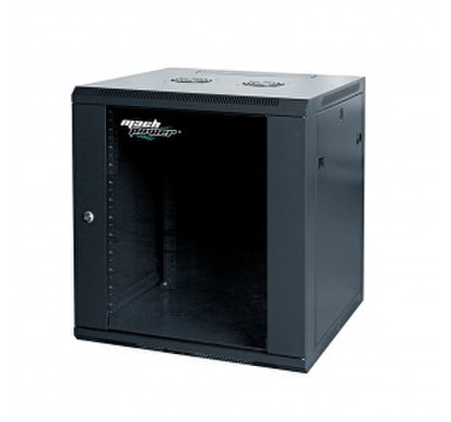 Mach Power AR-1264WB Wall mounted 12U Black rack