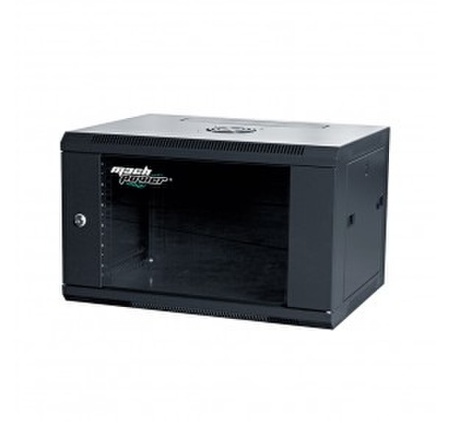 Mach Power AR-1264WB Wall mounted 6U Black rack