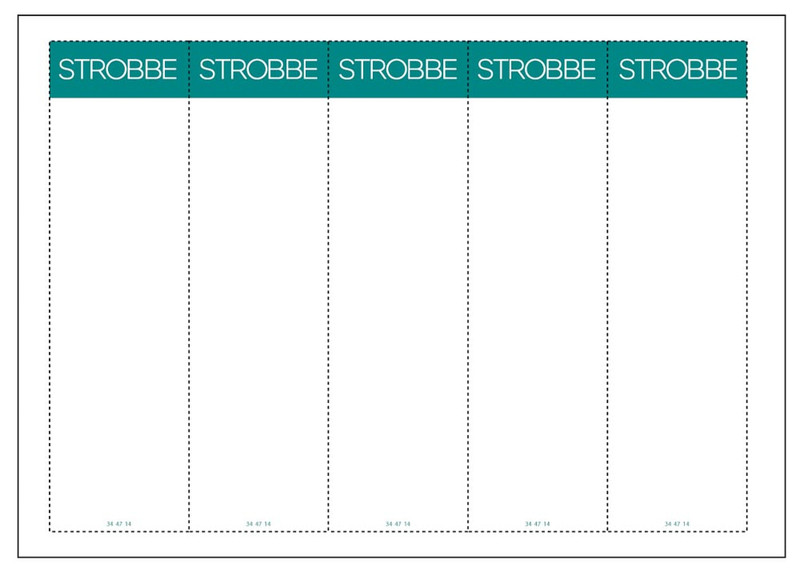 Strobbe 344714 self-adhesive label