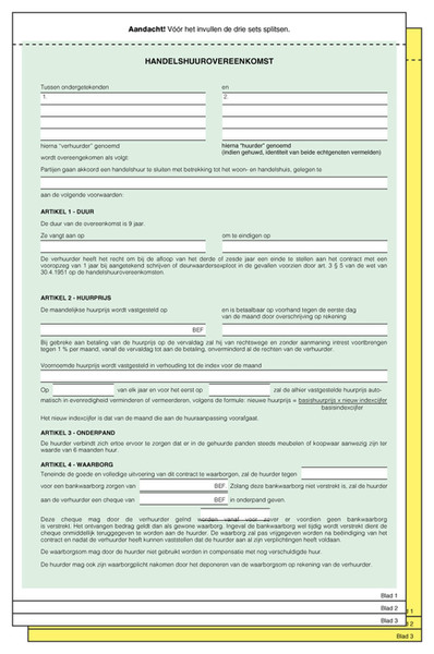 Strobbe 307803 business form
