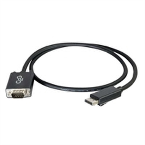 DELL A7724399 3m DisplayPort VGA (D-Sub) Schwarz Videokabel-Adapter