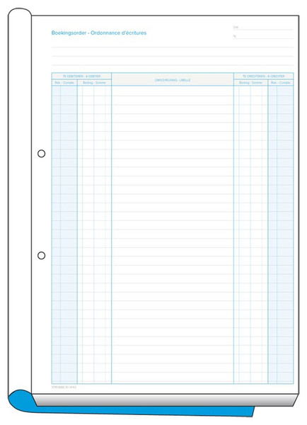 Strobbe 301463 accounting form/book