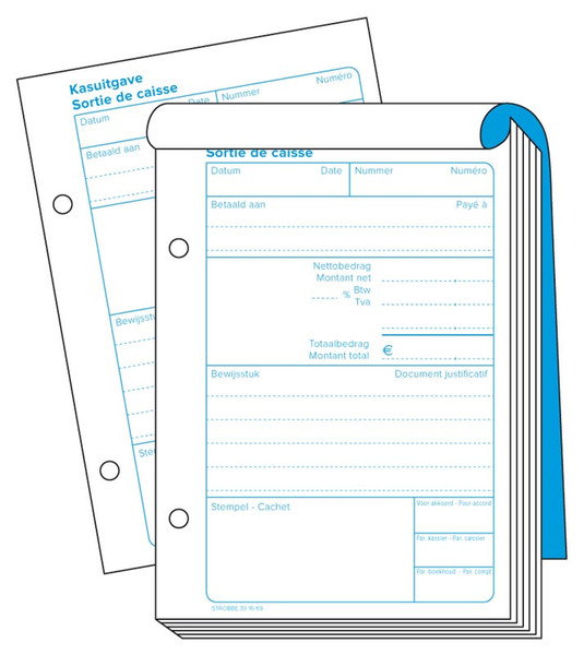 Strobbe 301669 accounting form/book