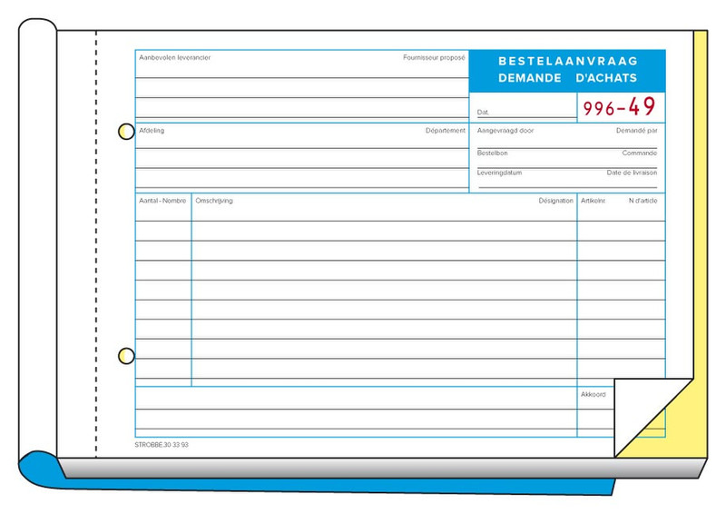 Strobbe 303393 business form