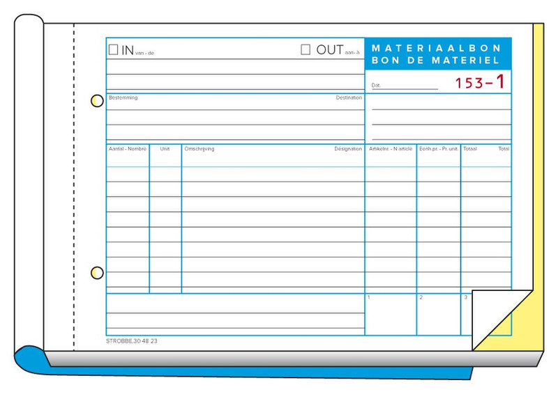 Strobbe 304823 business form