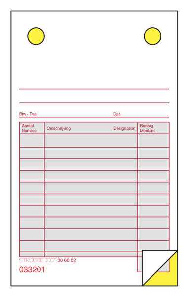 Strobbe 306002 business form
