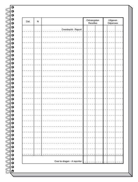 Strobbe 320482 accounting form/book
