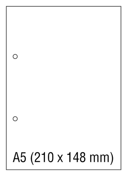 Strobbe 319185 A5 (148×210 mm) Weiß Druckerpapier