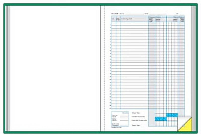Strobbe 320258 accounting form/book