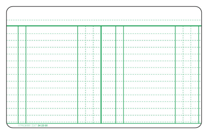 Strobbe 342300 Green,White index card