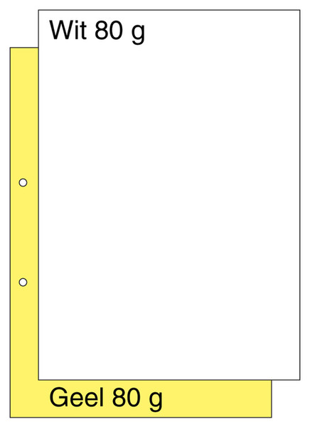 Strobbe 345130 A4 (210×297 mm) Белый, Желтый бумага для печати