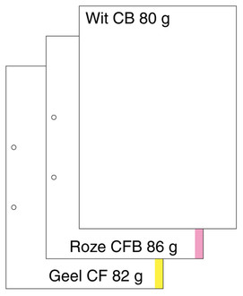 Strobbe 345142 A4 (210×297 mm) Weiß, Gelb Druckerpapier