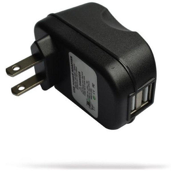 RND Power Solutions RND-AC2USB Indoor Black mobile device charger
